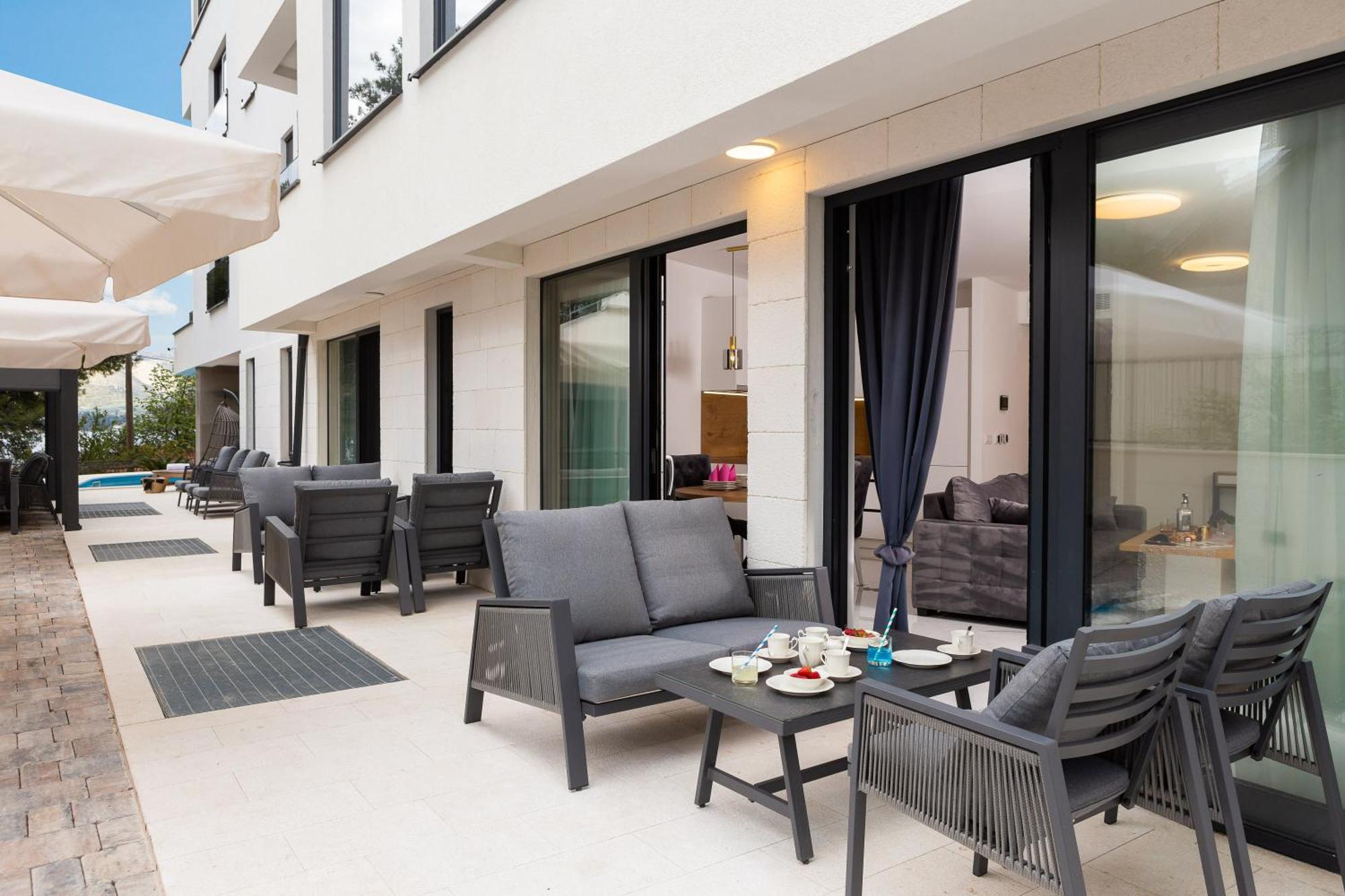 Beach Villa Valentina Trogir Chambre photo
