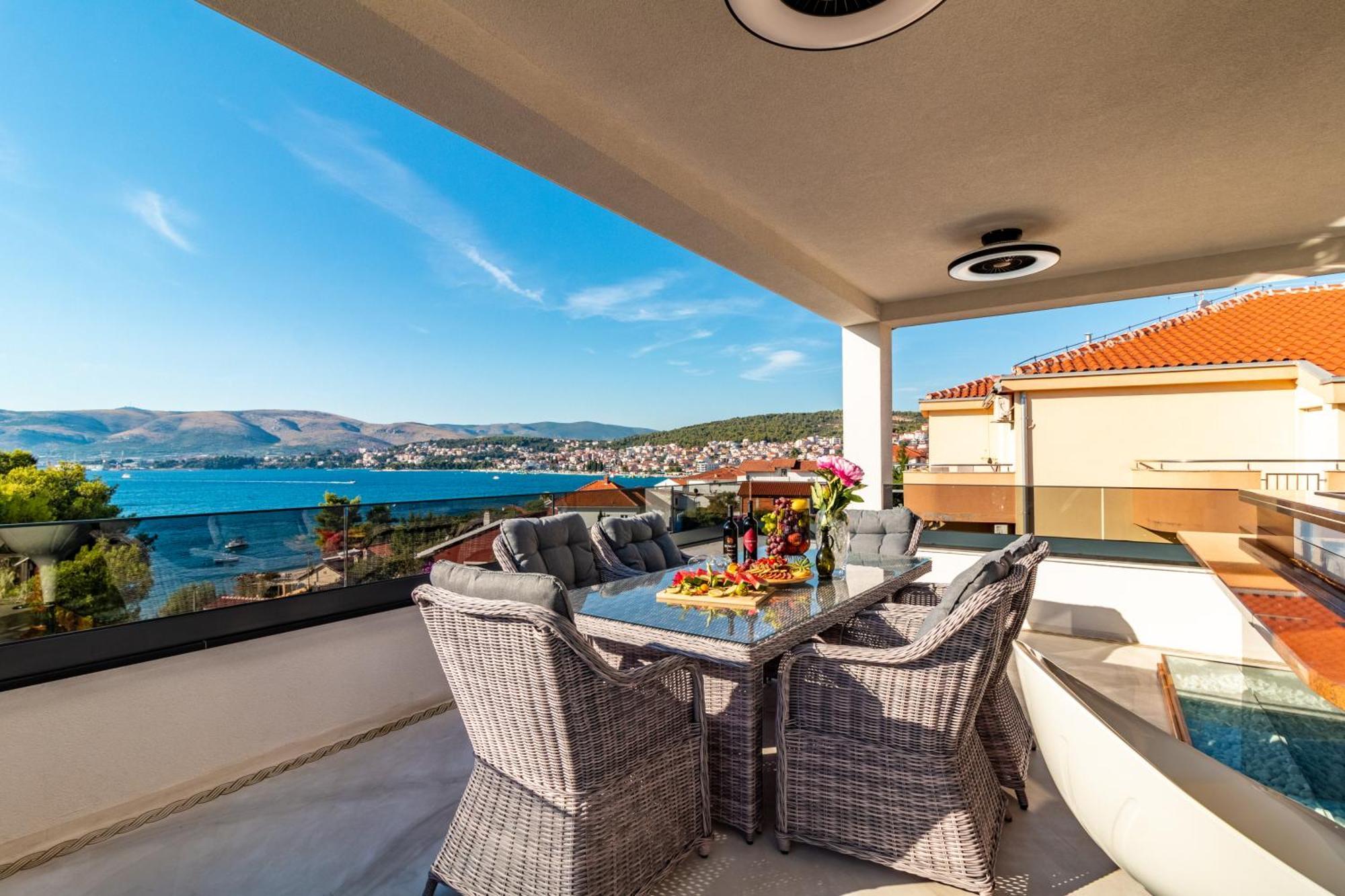 Beach Villa Valentina Trogir Chambre photo