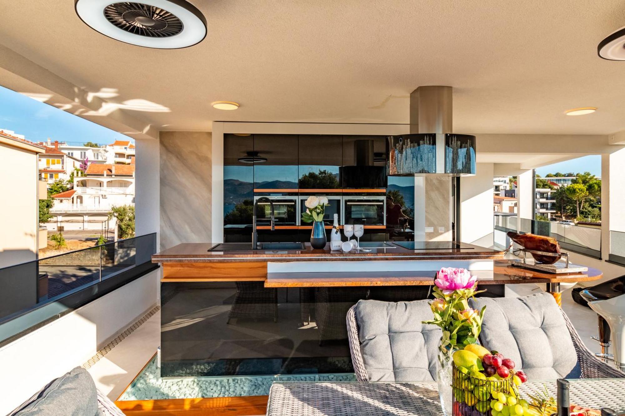 Beach Villa Valentina Trogir Chambre photo
