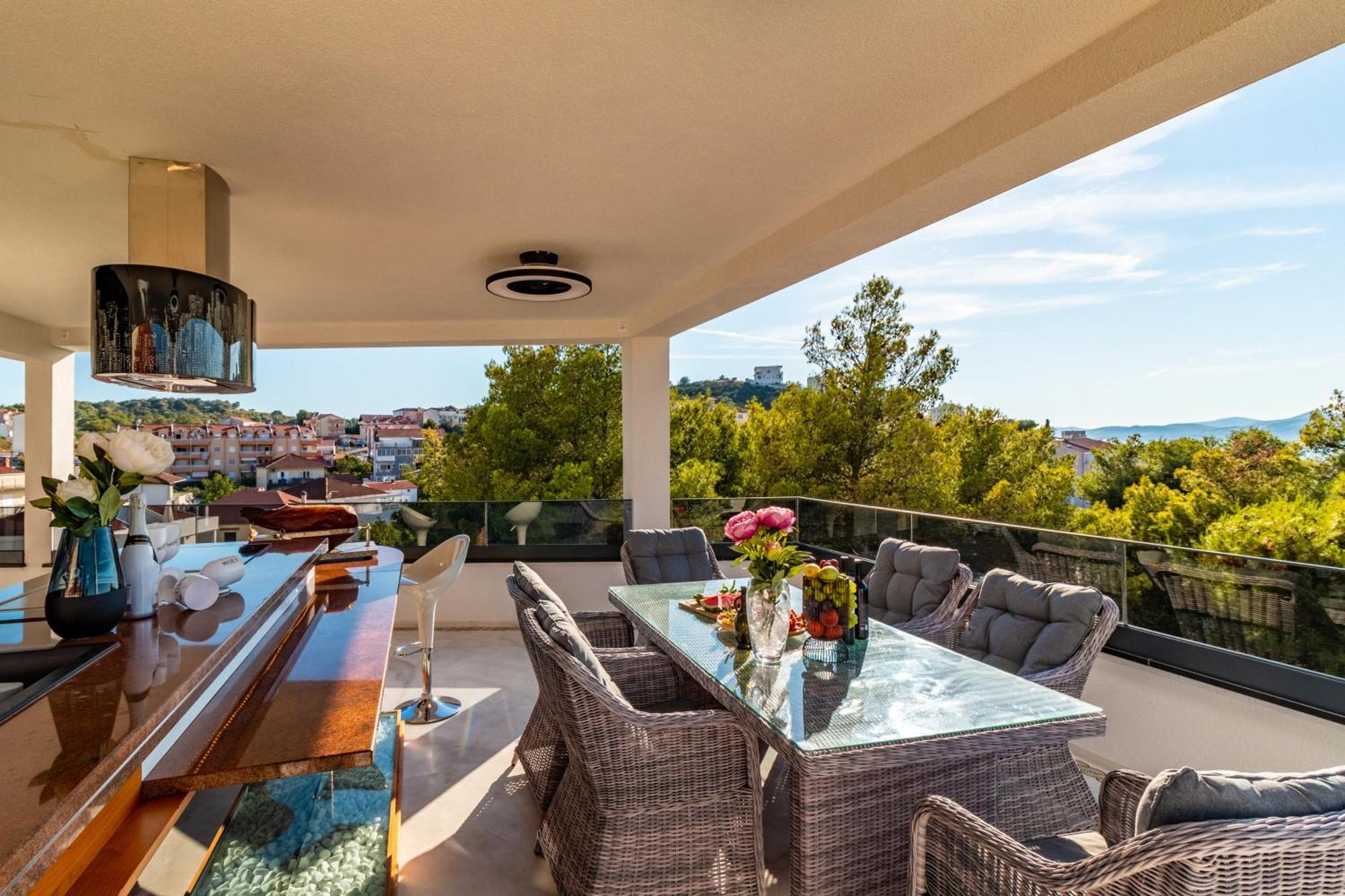 Beach Villa Valentina Trogir Chambre photo