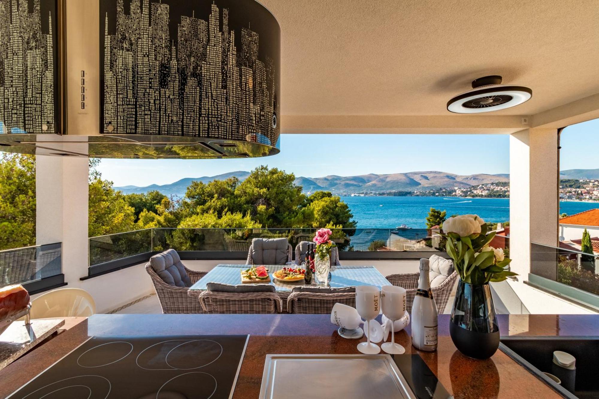 Beach Villa Valentina Trogir Chambre photo